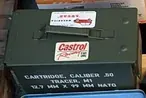 Caja metálica militar o de munición