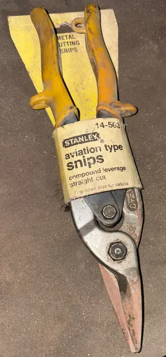 Tijera para chapa Stanley Aviation Snip